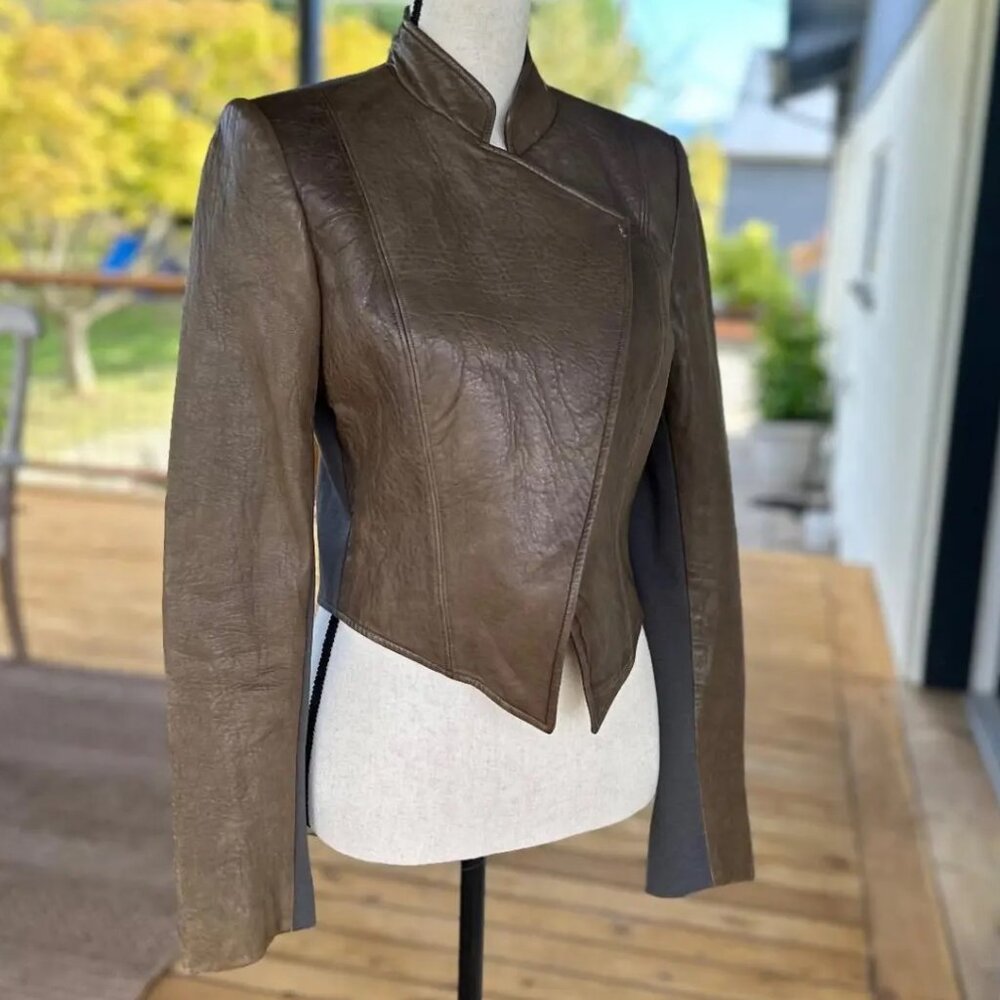 Alice + Olivia Vintage Leather Jacket